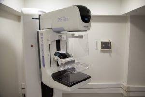 A 3-D mammogram machine.