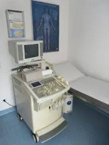 An ultrasound machine