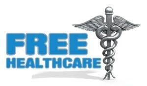 Symbol of free healthcare