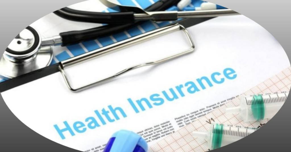 image showing health insurance in print