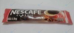 1.5g sachet of Nescafe coffee