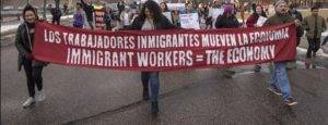 immigrants protesting for their rights