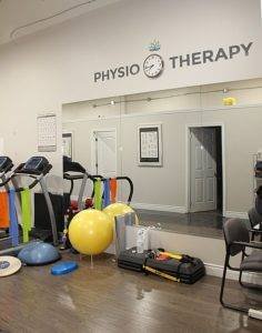 A physical therapy unit.