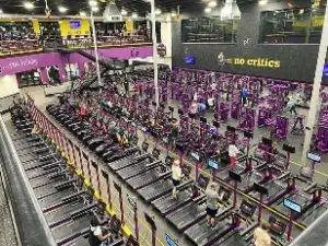 Planet Fitness one-day pass. 2 A spacious planet fitness gym