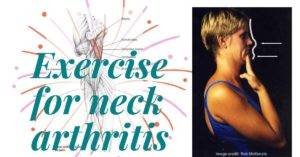 Exercise for neck arthritis